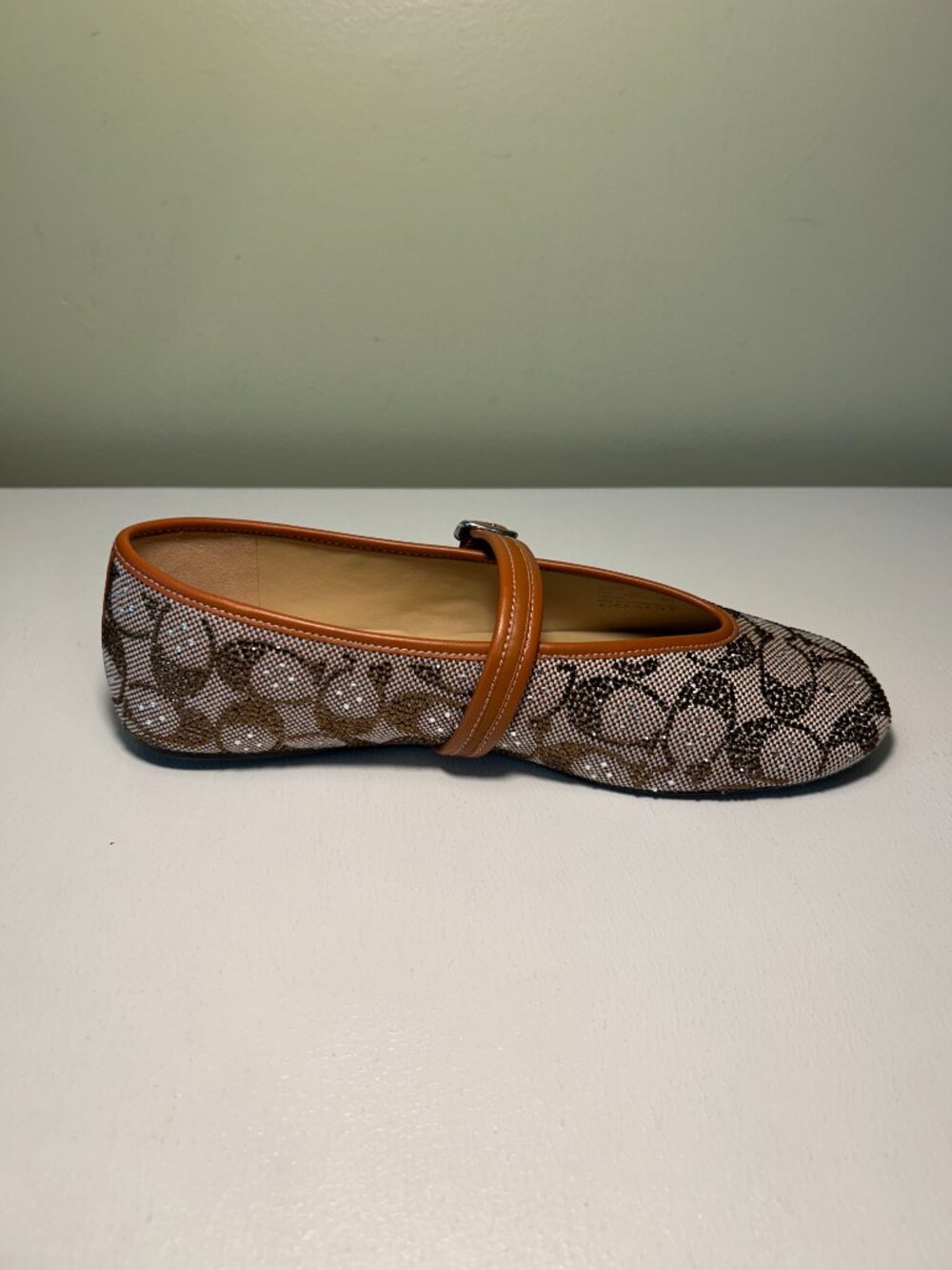 Coach Women's Crystal Signature Jacquard Mary Jane Shoes - Picture 7 of 15